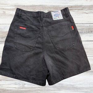 Jordache Vintage 1990's 90's Button Fly High Rise Bermuda Minhao Mom Shorts Sz M